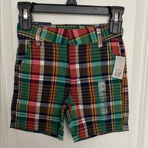GAP Multicolor Plaid Kids Shorts